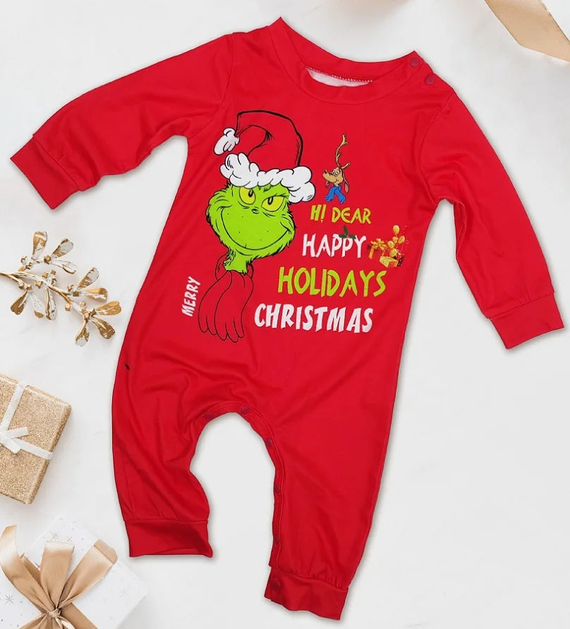 2024 Christmas Matching Family Pajamas Xmas