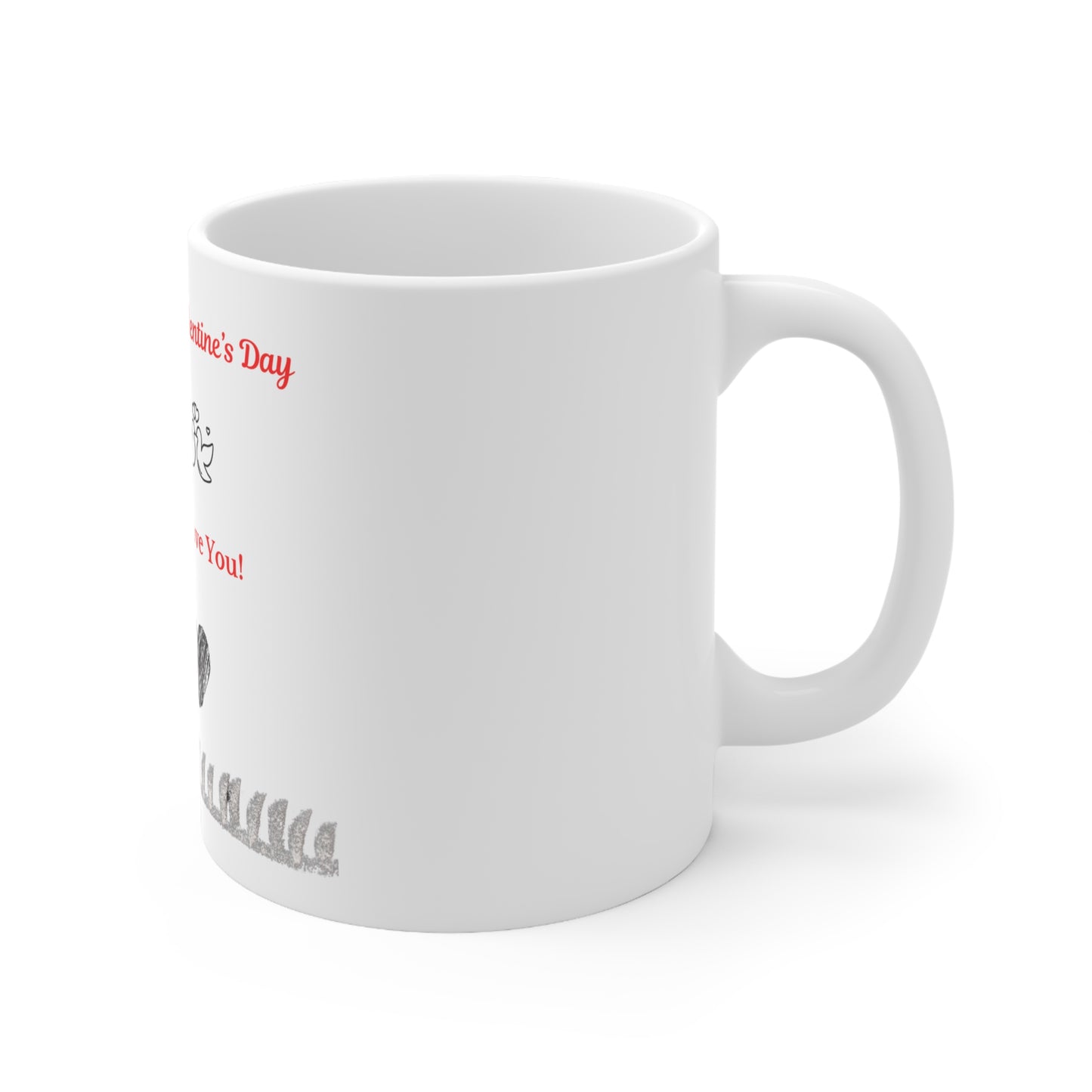 White Ceramic Mug, 11oz