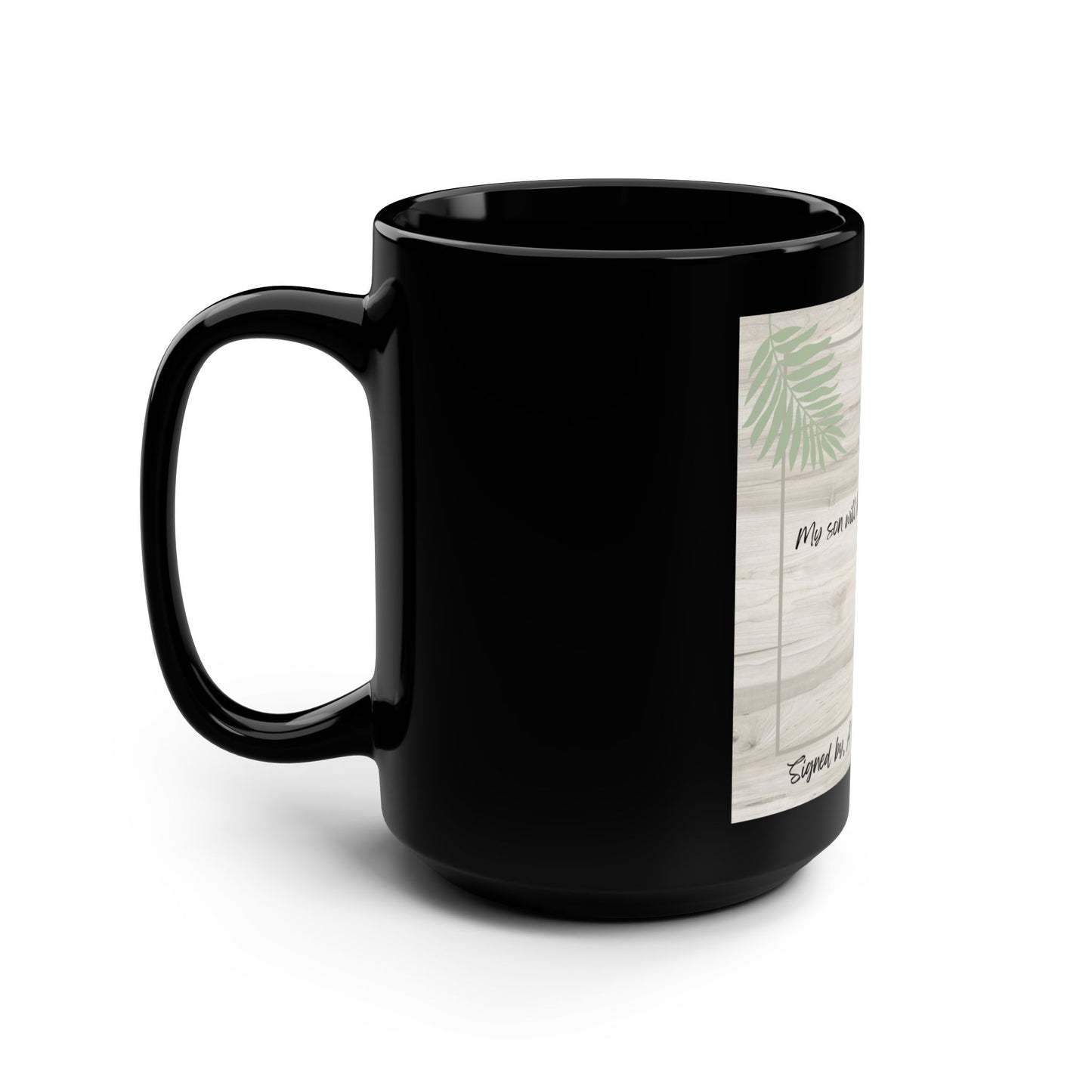 Black Mug, 15oz