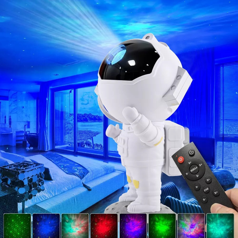 Astronaut Projector Galaxy Starry Sky Night Light Nebula Space LED Lamp W Remote