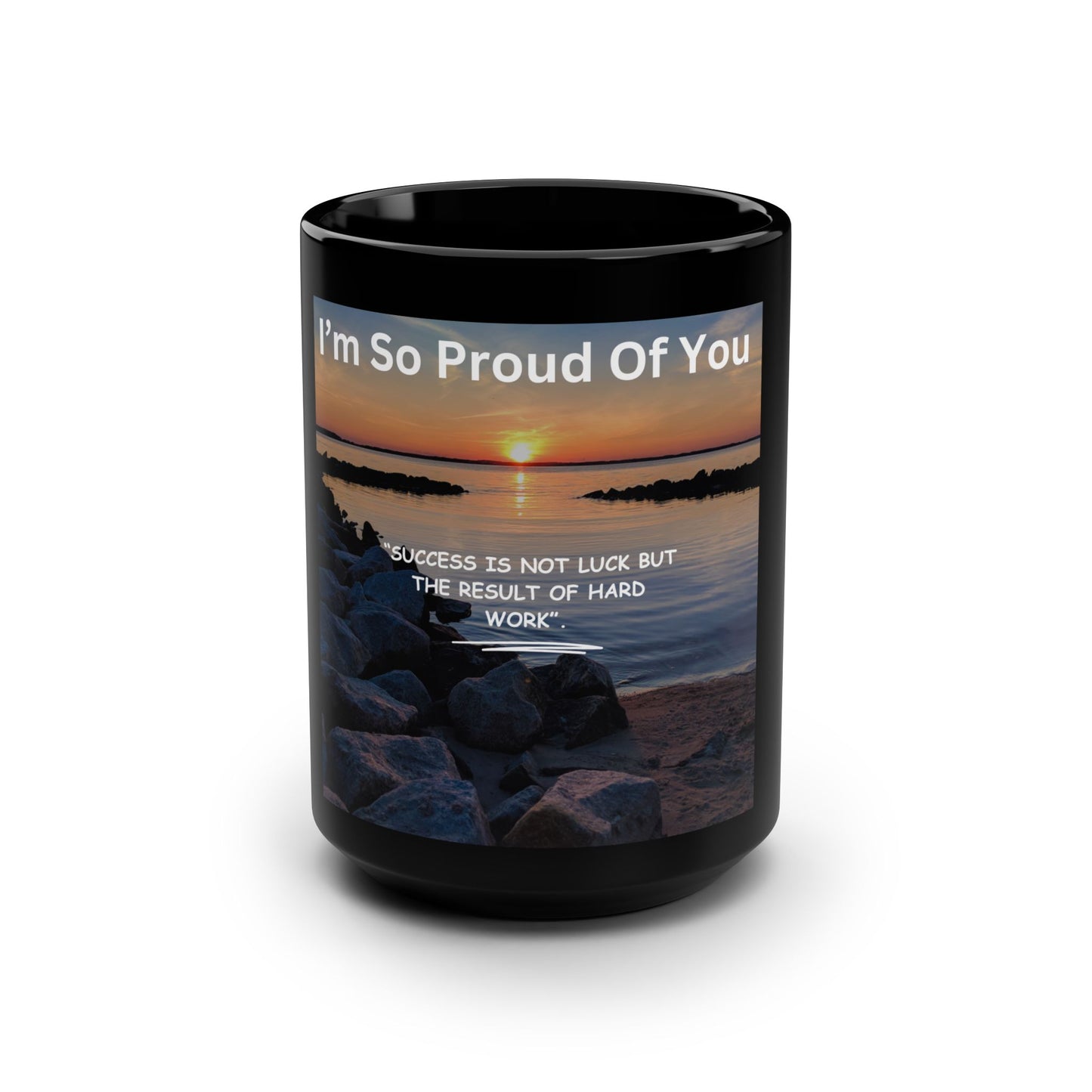 Black Mug, 15oz