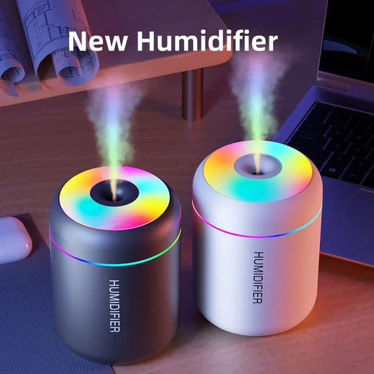 180ML Mini Air Humidifier USB Electric Aroma Diffuser Essential Oil Purifier Aromatherapy Mist Maker Lights