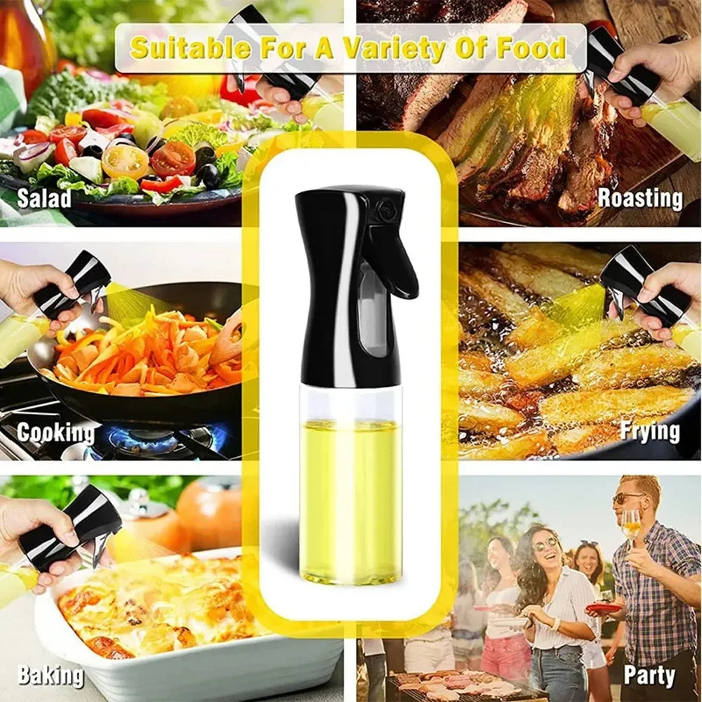 Oil Spray Bottle Kitchen Cooking Olive Oil Dispenser Camping BBQ Baking Vinegar Soy Sauce Sprayer Containers