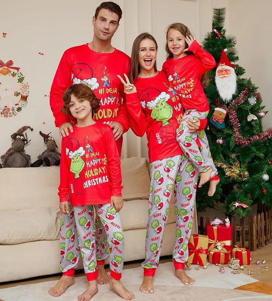 2024 Christmas Matching Family Pajamas Xmas